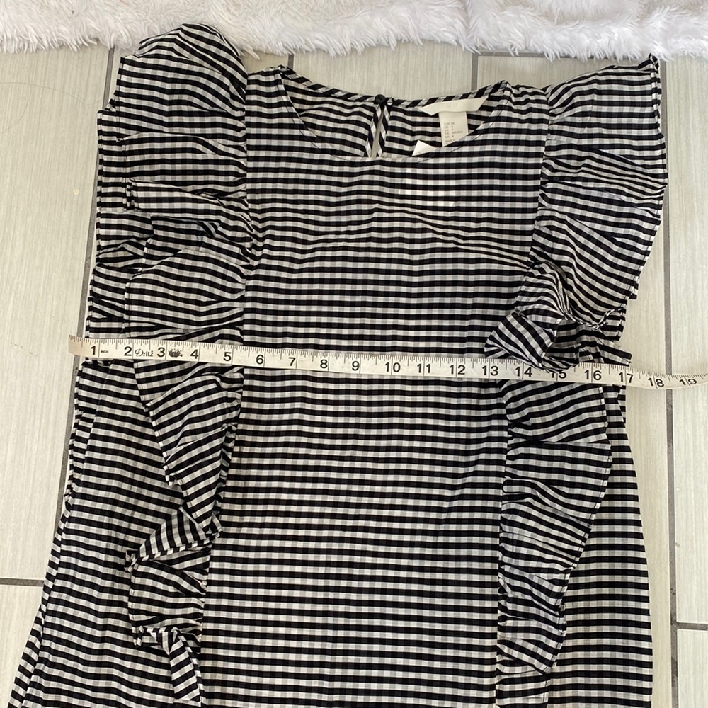 H&M Ruffle Sleeve Striped Dress - Picture 10 of 12